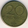 20 Pfennig Germany 1969 KM# 11. Uploaded by Granotius